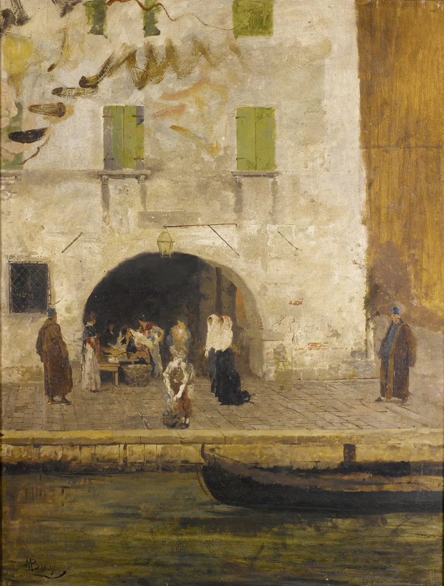Fondamenta a Chioggia [1890] - Galleria d’Arte Moderna, Milano